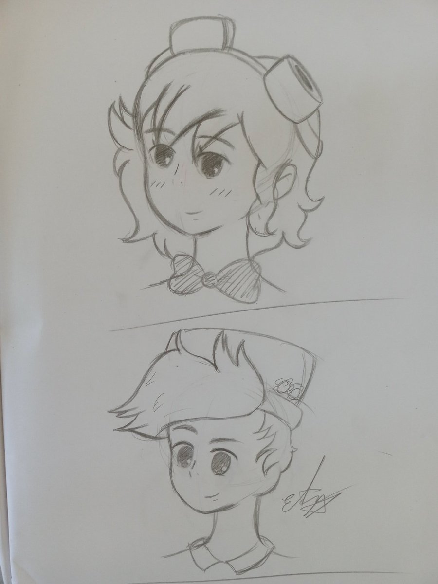 STAR41E's tweet photo. Tried sketching @FNF_SPF characters in Ghibli style! #sketch #art #FNF #FNFMod #FNFSPF https://t.co/gOmDqx9A3t