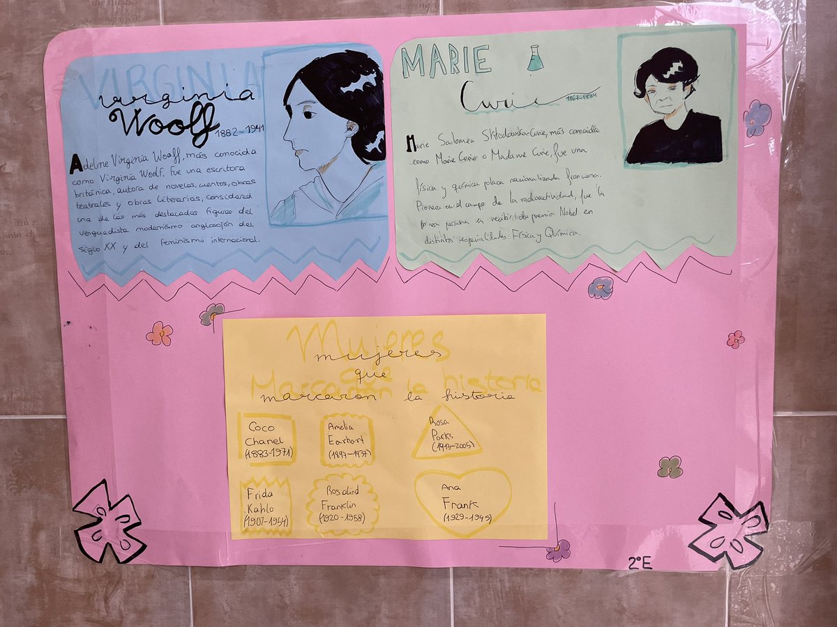 PatrimonioAMach's tweet photo. Ayer el alumnado de 2 de la ESO el grupo A y E han realizado carteles por el #8M2022 por la #igualdad #coeducando @Patrimonio_And @vivirpatrimonio conmemorando a las escritoras con #muchoverso #iesantoniomachado https://t.co/iZViXgGspk