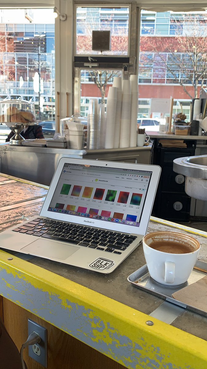 Work from Mt Pleasant this morning #nfts