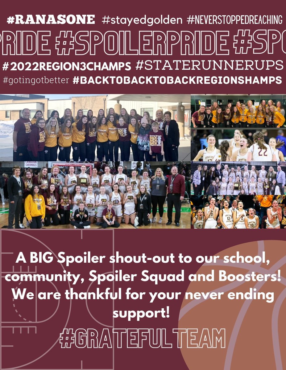 Shoutout to All The Spoiler Support We Had This Season and at Tournament Time!  👊🏀#SpoilerPride