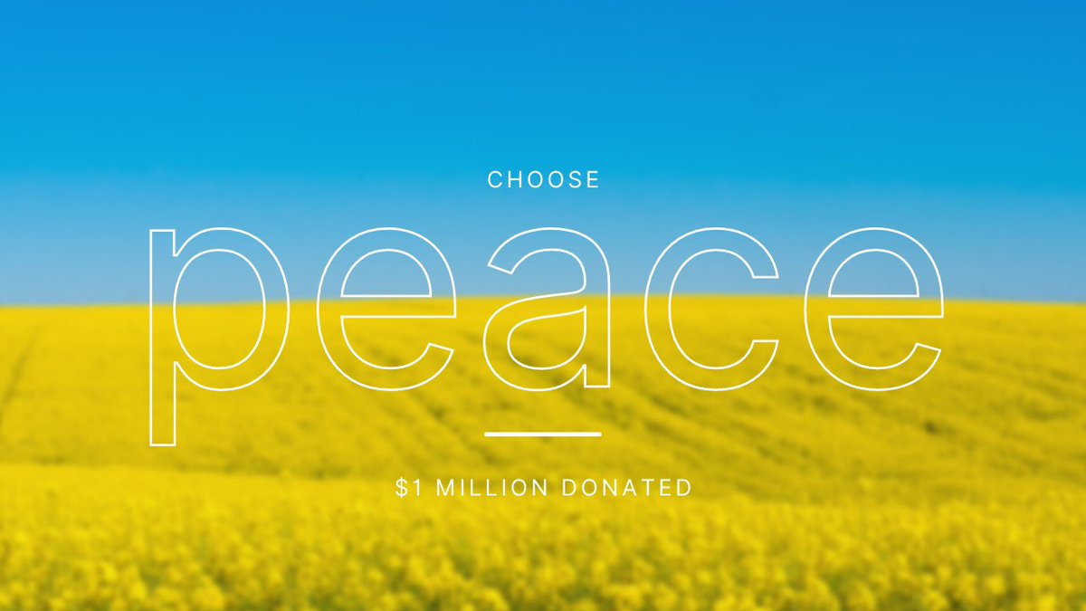 In a time of humanitarian crisis as we are witnessing in Ukraine, our caring relationships value compels us not only to sympathize, but to ACT. 

USV, in partnership with the U.S. Venture/Schmidt Family Foundation, will donate 1M dollars to the <a href="/UNRefugeeAgency/">USA for UNHCR</a> &amp; <a href="/SavetheChildren/">Save the Children US</a>