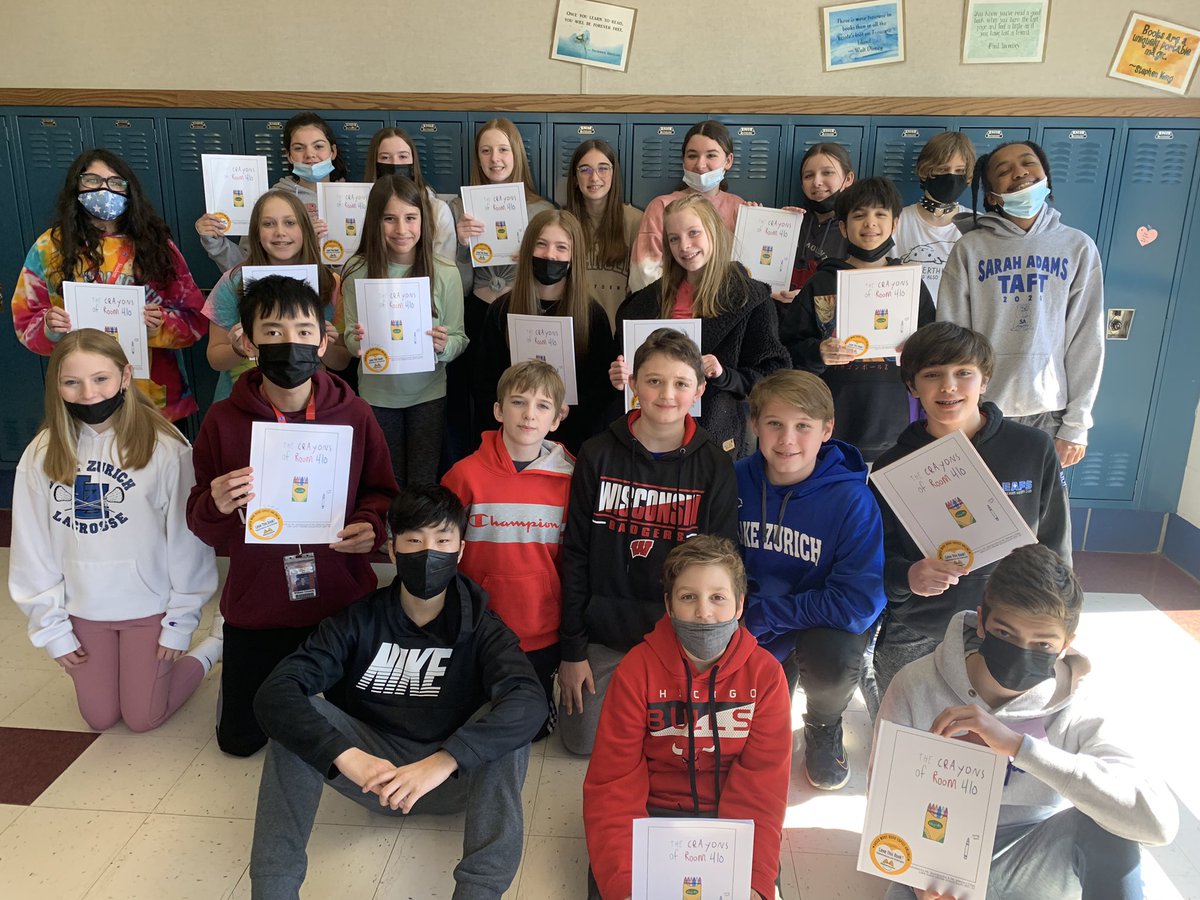 MsSpy95's tweet photo. We have lots of #ProudAuthors in Room 410! Each class wrote their own version of The Day the Crayons Quit, we edited, we designed book covers, and now our books are here! They turned out amazing! Thank you @studentreasures! #LZMSS https://t.co/XxSkDV5Ou9