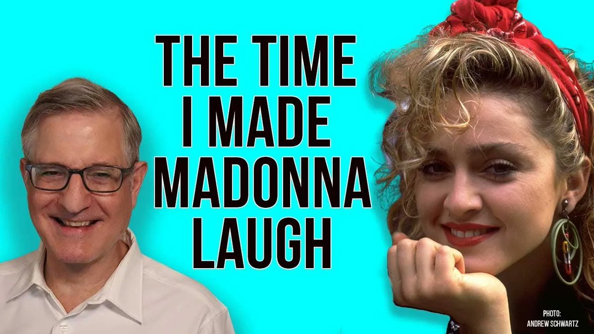 Another Madonna video!  One night I took Madonna to the premiere party for Milos Forman's "Amadeus."   And then this happened... buff.ly/3HXs7c0  #Madonna