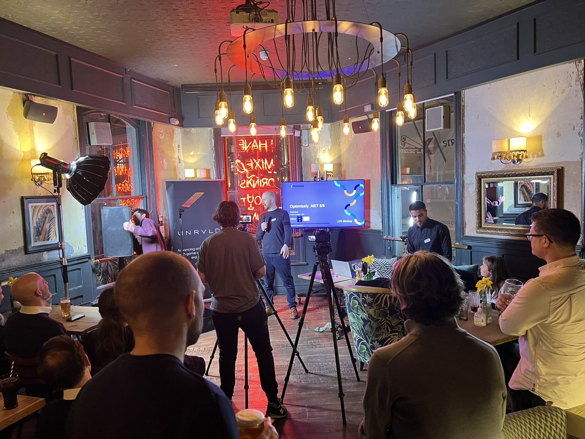 Steven Cassin (@stevencassin) on Twitter photo And weβre back. It feels pretty cool to host our first IRL <a href="/Optimizely/">Optimizely</a> Developer meet-up (and 1st ever as <a href="/unrvldagency/">UNRVLD</a> π π)
Looking forward to hearing from our speakers this evening kicked off by our very own OMVP <a href="/ev2000/">Evee Mendez</a> ππͺ Keep an eye out for recordings & best bits πΉ And weβre back. It feels pretty cool to host our first IRL <a href="/Optimizely/">Optimizely</a> Developer meet-up (and 1st ever as <a href="/unrvldagency/">UNRVLD</a> π π)
Looking forward to hearing from our speakers this evening kicked off by our very own OMVP <a href="/ev2000/">Evee Mendez</a> ππͺ Keep an eye out for recordings & best bits πΉ