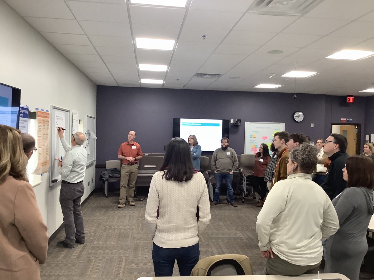 B_Berns's tweet photo. Initial ideas discussion underway in biology @OpenSciEd HS Pilot training. Putting together our initial science thinking from the morning investigations around our phenomena. Focus on components, interactions, and mechanisms.
@iowa_aea @GrantWoodAEA @KeystoneAEA #iasciencechat https://t.co/TSGTJgn2Rn
