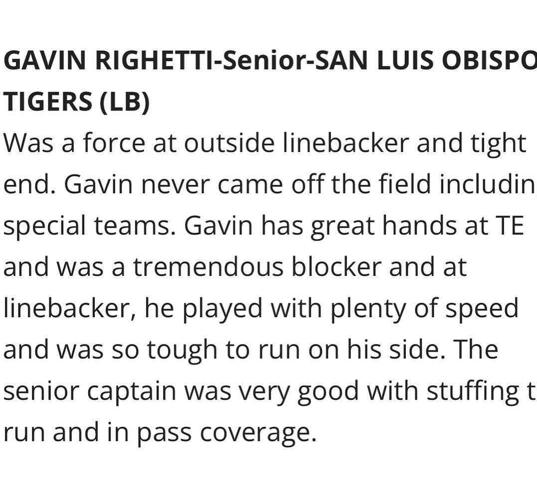 Huge Congrats to <a href="/DevaneyRory/">Rory Devaney</a> and Gavin Righetti on being named to the <a href="/PAGMETER/">PAGMETER</a> all CIF-Central Section team!  We’re so proud of what they’ve accomplished, and know they’ll continue to make us proud in the future!  #tigerarmy