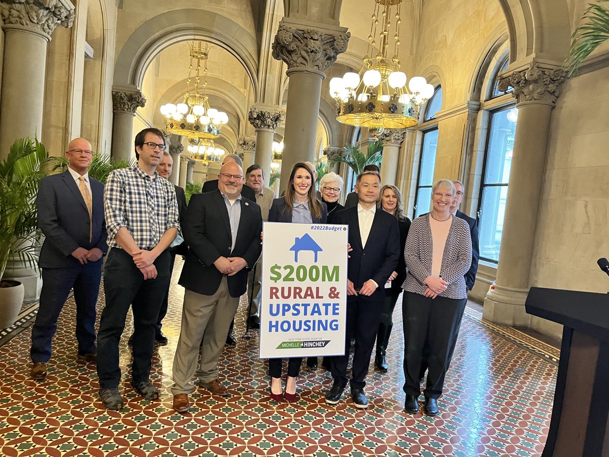 Thank you Senators Hinchey, May &amp; Liu on raising awareness &amp; calling to action the need to fund affordable housing solutions. Here in the Capital Region our Landbank is ready, willing and able to deploy those resources to our neighborhoods to secure warm , safe affordable housing
