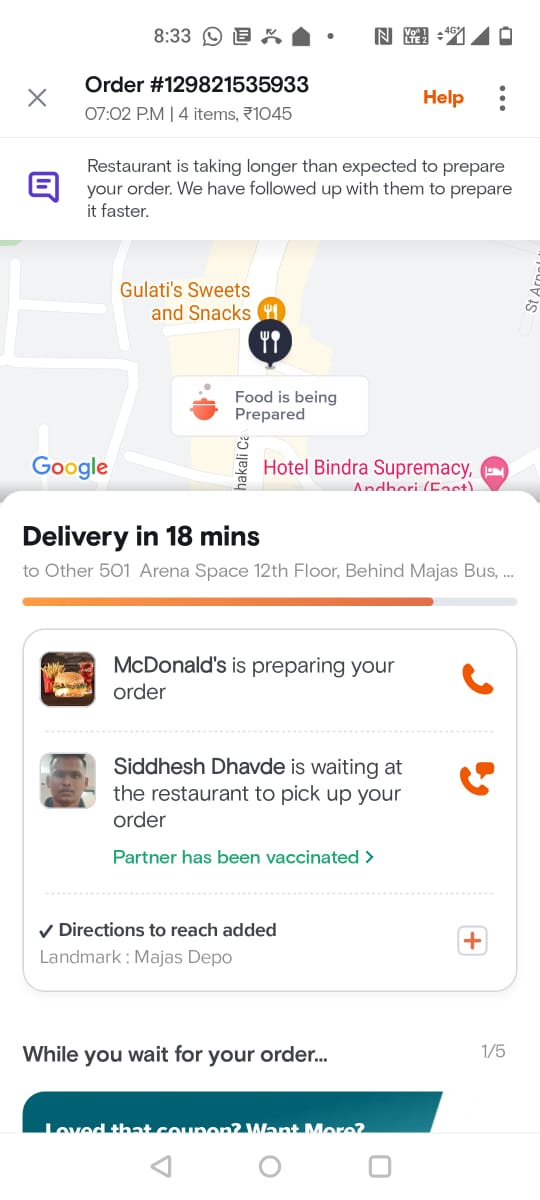 SandeepBagga3's tweet photo. @SwiggyCares @swiggy_in @harshamjty
Worst ever consumer experience and pathetic delivery service.. 
I booked a meal for one of my very special guest,had to wait for almost 1.5 hour, finally received the call from customer care to cancel it without any resolution. https://t.co/tHepN912eS