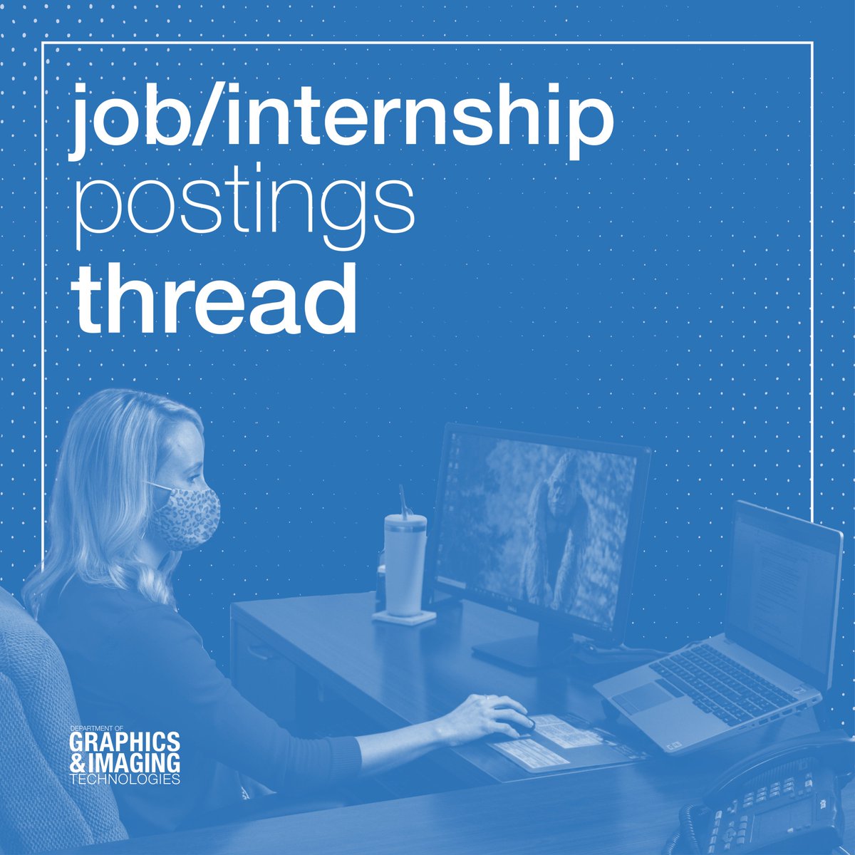 PSU_Graphics's tweet photo. Are you still looking for your first job? Maybe you want some more internship experience before diving into the workforce? 

Take a look through our thread of hiring companies to find a fit for you today! https://t.co/IOLdIo60U8