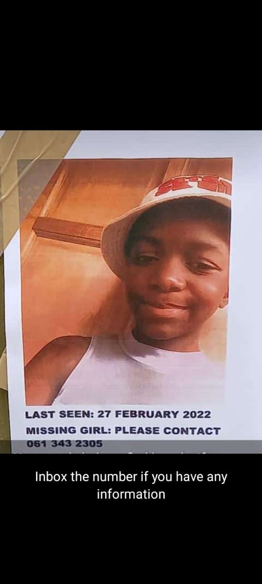 Missing Child from HS BIRCHLEIGH... Please rt so it can reach more people and she can be found. #gomora #Zola7