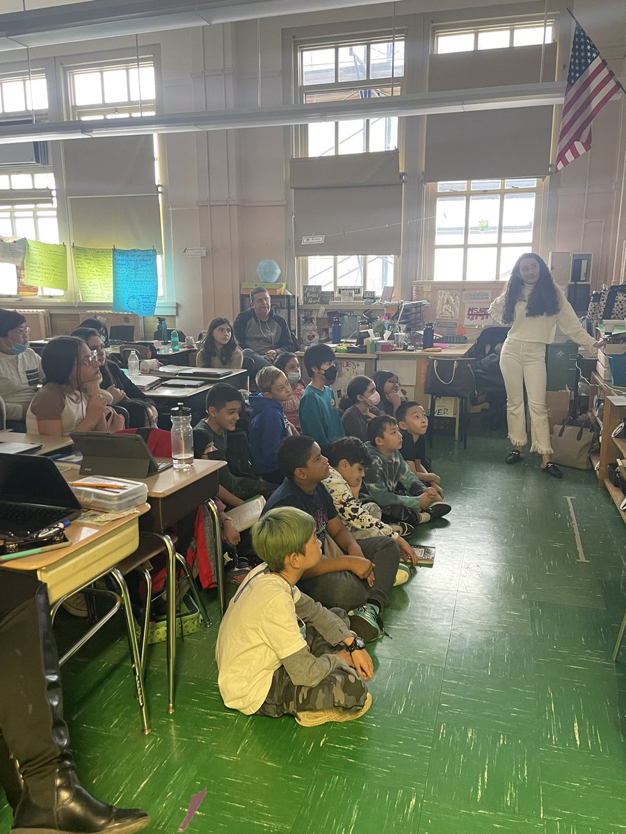 PS79Queens's tweet photo. We had the amazing opportunity to be on a zoom call with Supreme Court Justice Sonia Sotomayor! We love Civics for All and @mcwillens for giving us this amazing opportunity! https://t.co/YPbCdSaUPa