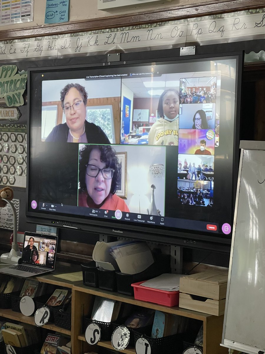 PS79Queens's tweet photo. We had the amazing opportunity to be on a zoom call with Supreme Court Justice Sonia Sotomayor! We love Civics for All and @mcwillens for giving us this amazing opportunity! https://t.co/YPbCdSaUPa