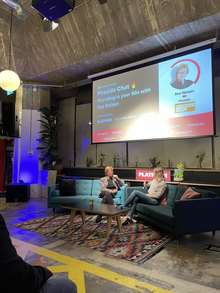We’re live again 🎥 💥 welcoming the Breakthrough Incentives founder Sue Nelson 🔥
#startupgrind #firesidechat #EY #brightonstartups #founder #founderjourney