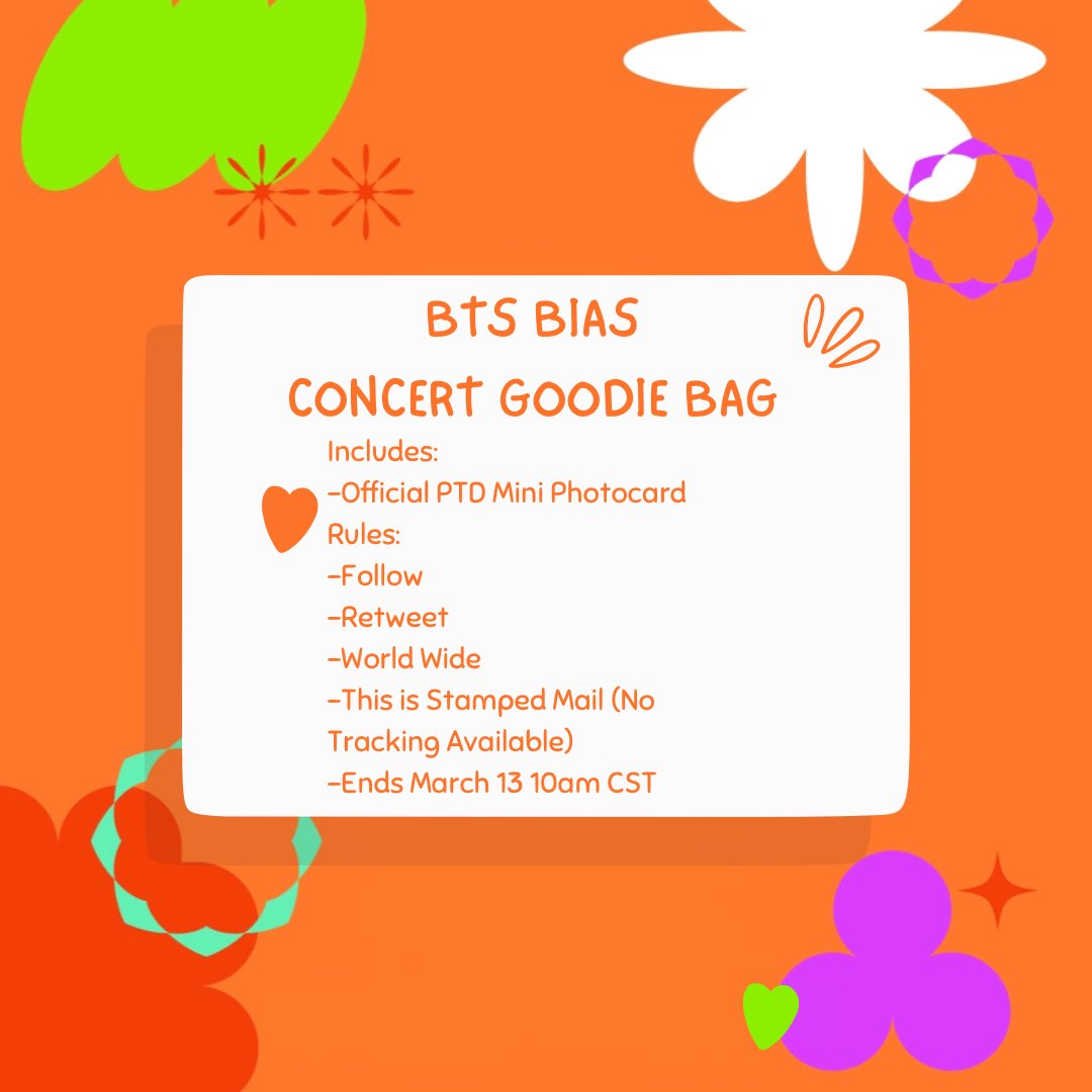 namjinnie_93's tweet photo. CONCERT GOODIE BAG GIVEAWAY ✨ https://t.co/bfjHPdOzIy