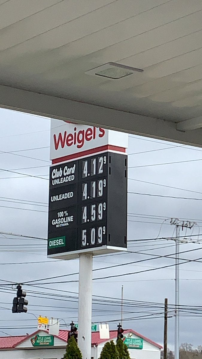 We just need 1 cent on unleaded everybody c’mon baby c’mon baby