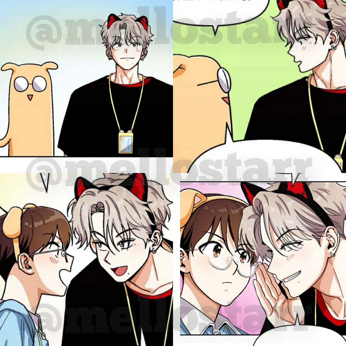 mellostarr_'s tweet photo. Their friendship is so PURE! 😭 Yes, having friends who you can trust is really great! 💓

Them wearing those headbands aaa so adorable. Wish to see Yosef wear those too! 😍

So this timeline occurs when Jihyun and Yohan isn't in relationship yet. ☺️

#LoveSoPure @PlanB_GG2020 ♡ https://t.co/eb4JwqqcGc