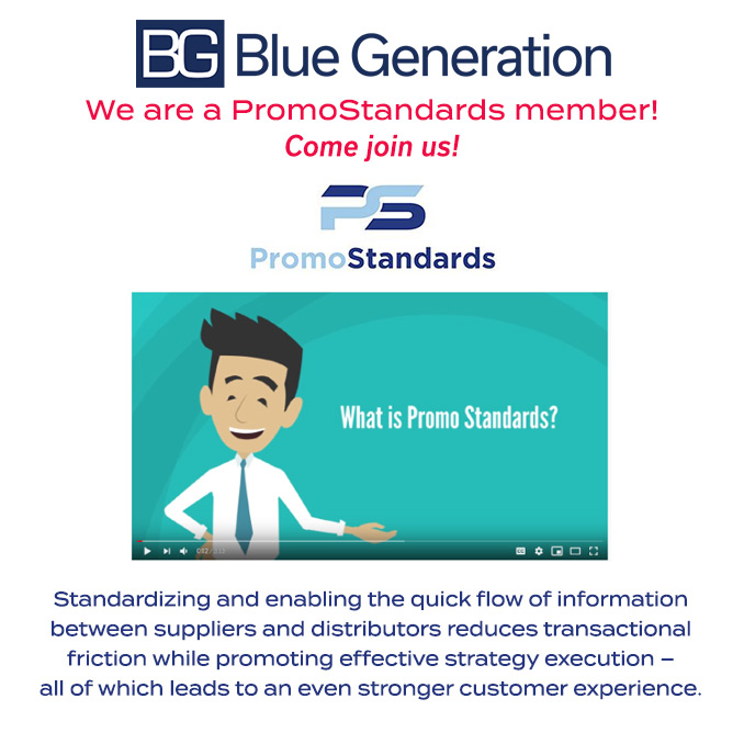 bluegeneration's tweet photo. Blue Generation is a PromoStandards member. Come join us!

What is Promo Standards? https://t.co/yE57nDDApj 

Message us with your company name and email address and let's get started!

#promostandards #bluegenerationapparel https://t.co/22zw5z7IGF