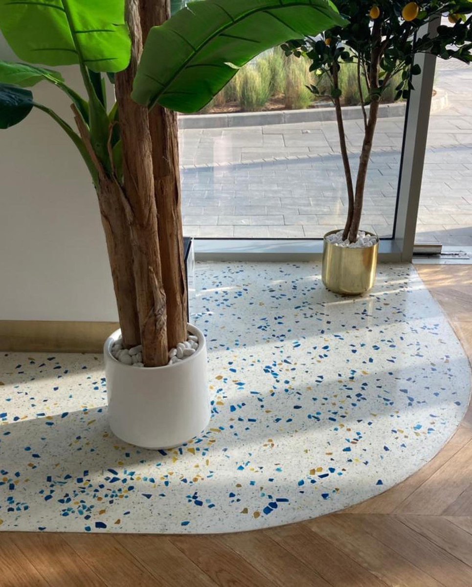 Arab_Crete's tweet photo. See this beautiful project from Dubai 🇦🇪 an amazing everlasting and durable decorative solution.
#ArabCrete is available in KSA🇸🇦 UAE🇦🇪 Bahrain🇧🇭 to serve you
#EpoxyTerrazzo #Terrazzo #ResinFloor #epoxyresin #flooringideas #terrazzo
Terrazzo In Saudi Arabia
Terrazzo in Dubai https://t.co/DWW8tS2YVG
