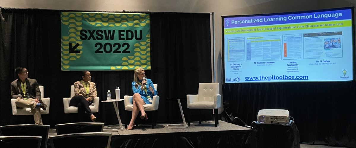 stephenqpham's tweet image. Always great to learn from @k10watkins @etbaker and @JinSooDHuh. Such great school system practices from the pandemic. @PersonalizeDISD @CPS_PL @LearningAccel #SXSWEDU #personalizedlearning