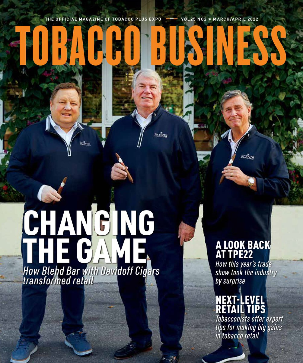 Check out the March/April 20ew issue of #TobaccoBusinessMagazine for free online - tobaccobusiness.com/magazine/TOB_m…
