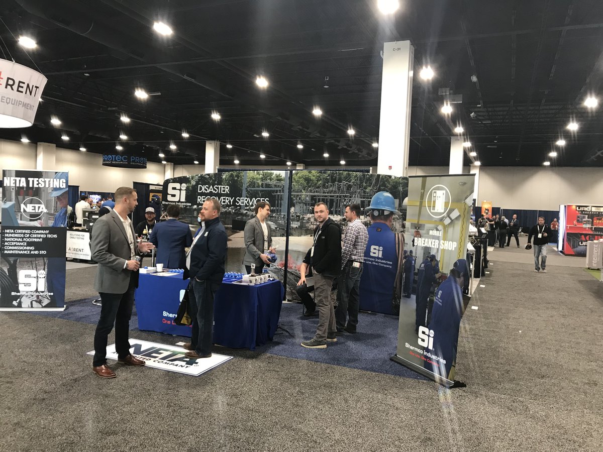 shermco's tweet photo. Thanks to everyone for connecting with Shermco at @NETAworld PowerTest. See you next year in Orlando: March 8-12.👏 #PowerTest #NETAconference https://t.co/rzSirUNgw1