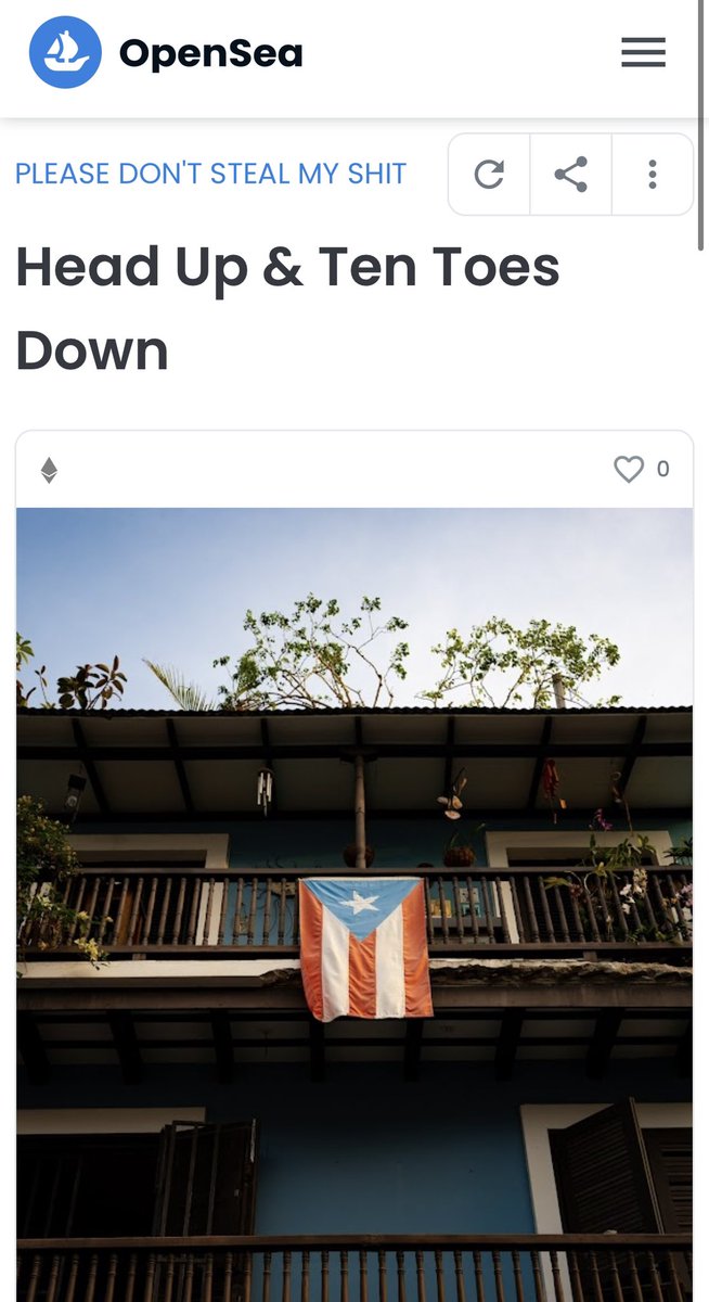 SOSWeb3's tweet photo. “Head Up & Ten Toes Down” - PLEASE DONT STEAL MY SHIT. A collection of photography from @Lou_is_ILLA’s first trip to Puerto Rico. Coming soon #SameOlShit https://t.co/u997mO2anr