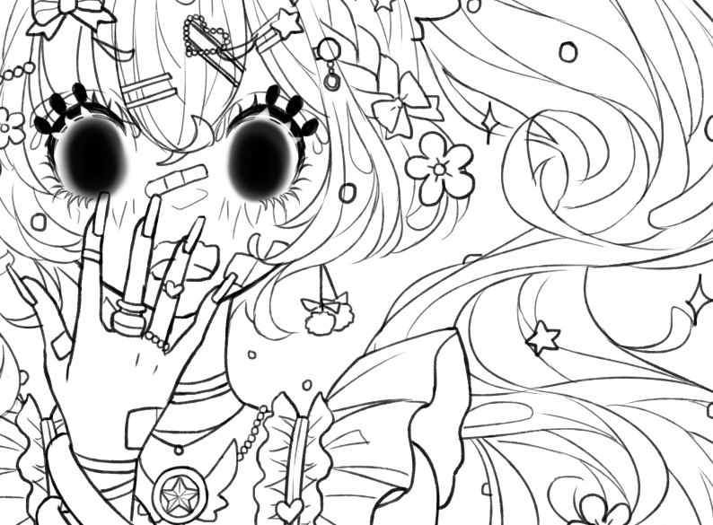 working on a print! 