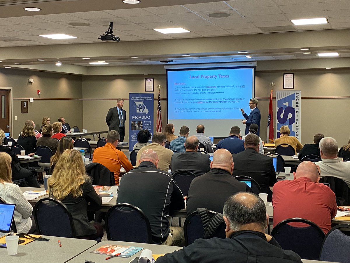 DrHayter's tweet photo. @MASALeaders and @moasbo 2022-2023 Budget Development Workshop in Jefferson City today. https://t.co/rjXlPZkitX