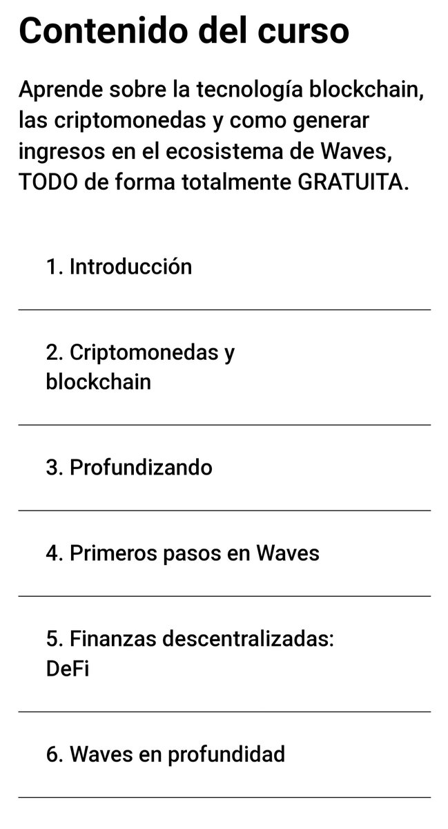 CryptoBruixot's tweet photo. ¿Os gusta la FORMACIÓN GRATUITA?

Los chicos de @Wavesprotocoles han preparado un curso GRATUITO de iniciación en el Mundo Crypto🧢

Para poder acceder al curso entrad en el siguiente enlace:

https://t.co/vzLyBm8bcT

Os dejo por aquí los temas que van a trabajar en el curso 🔥 https://t.co/va98zZJUEt