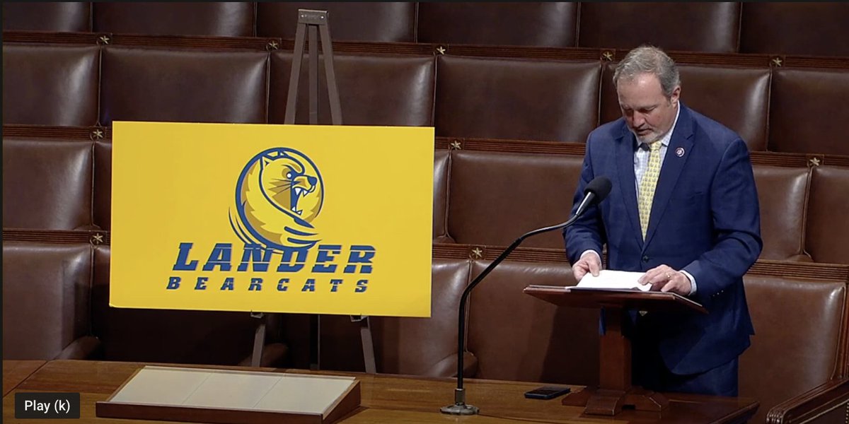 Special thank you to  <a href="/RepJeffDuncan/">Jeff Duncan</a> for recognizing Lander's 150 Anniversary on the House floor yesterday! #Lander150 #cLawsUp
bit.ly/3vTsDp6