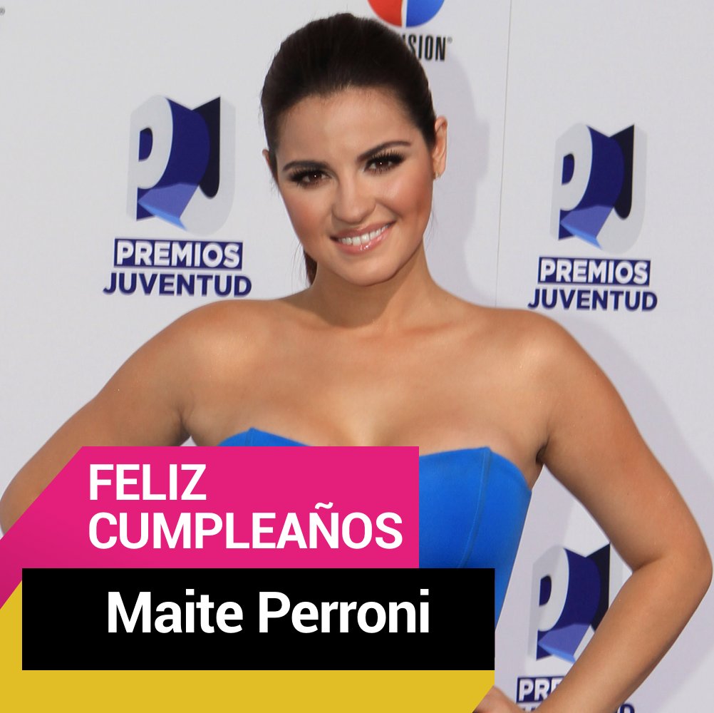 Hoy estamos de celebración, la guapa, <a href="/maiteperroni/">Maite Perroni B.</a> está de cumpleaños 🎂🥳
Happy Birthday Maite! 🎈🎉
Aprovecha y felicítala aquí ⬇️💗