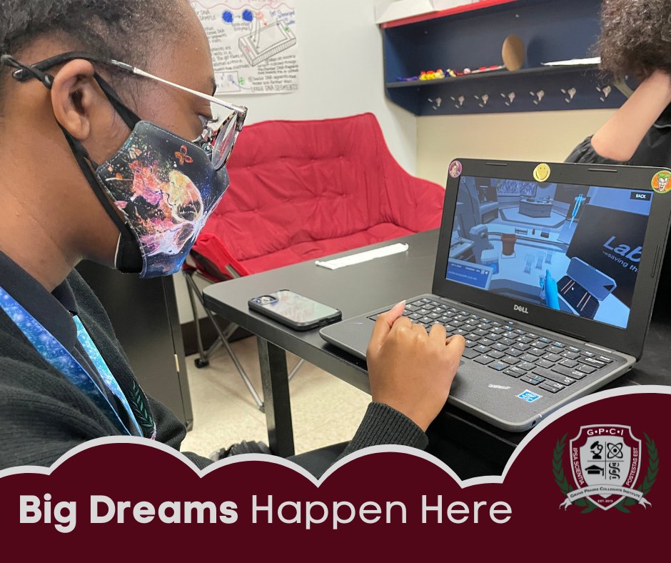 GPCI scholars in Biomedical complete a CRISPR/Cas9 gene-editing simulation. This type of gene therapy would be used to treat cancer, cystic fibrosis, Huntington's disease, etc. CRISPER stands for ‘clustered regularly interspaced short palindromic repeats.’  #Bigdreamshappenhere