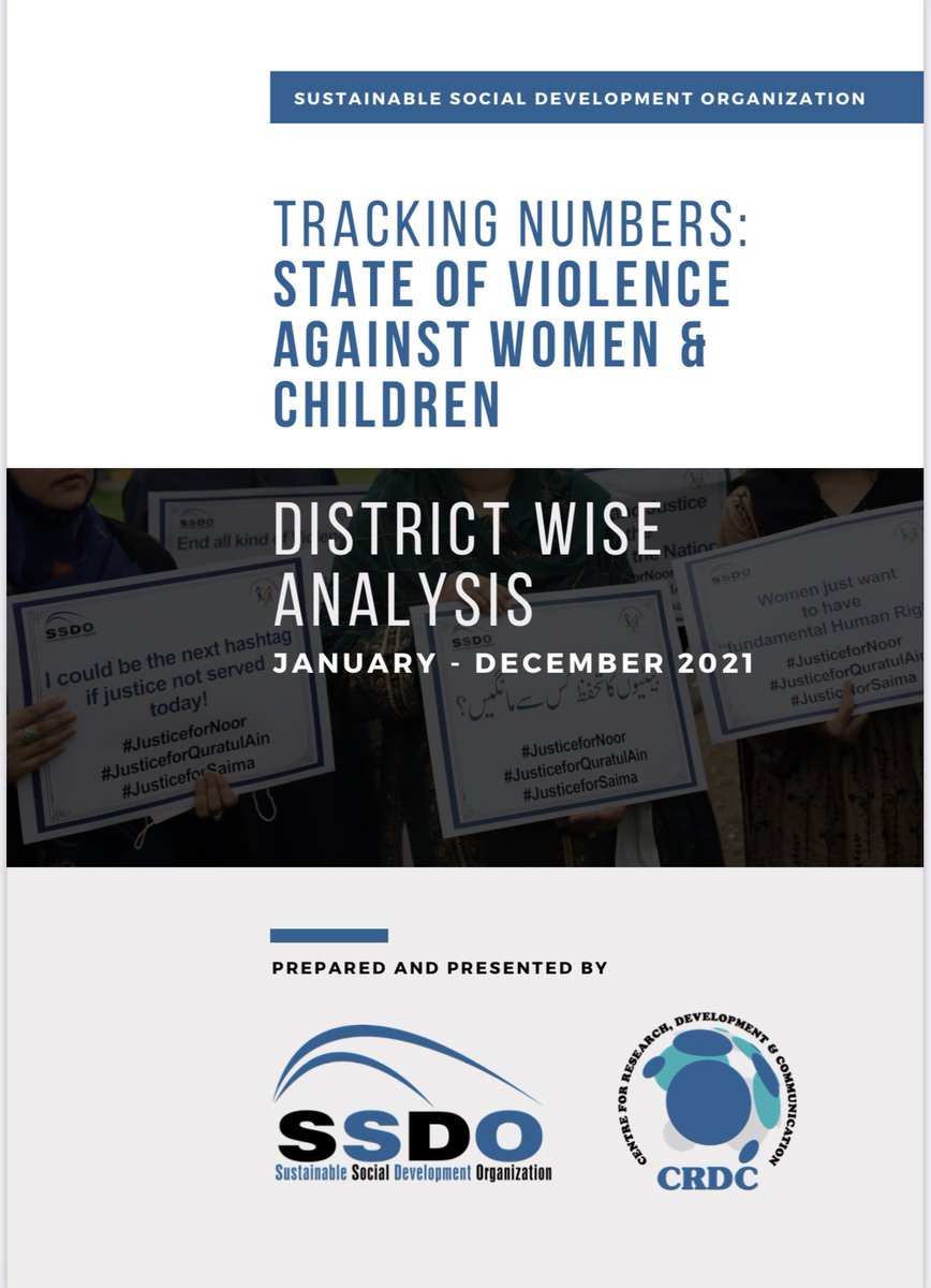 SSDOPakistan's tweet photo. SSDO to launch “Annual Tracking Numbers 2021”on “State of Violence Against Women &amp; Children” in Pakistan today. The report contains district level analysis of 08 different indicators of VAW &amp; Children. #SSDOTrackingNumbers #ViolenceAgainstWomen #IWD @MalBokhari @CRMPakistan https://t.co/v8GSn0ANYv