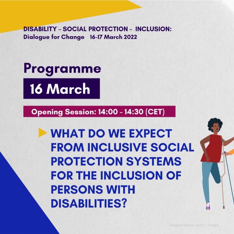 SP_Gateway's tweet photo. Around 46% of older persons have a disability, compared to 16% of the whole population. 

👉Join us for the ‘Disability – Social Protection – Inclusion’ event, and don’t miss the session ‘Social protection and older persons’ (17 March, 10:00 CET): https://t.co/r2ABK33tQf