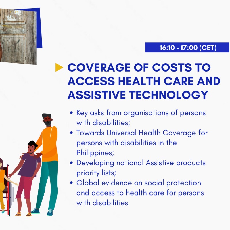 SP_Gateway's tweet photo. Around 46% of older persons have a disability, compared to 16% of the whole population. 

👉Join us for the ‘Disability – Social Protection – Inclusion’ event, and don’t miss the session ‘Social protection and older persons’ (17 March, 10:00 CET): https://t.co/r2ABK33tQf