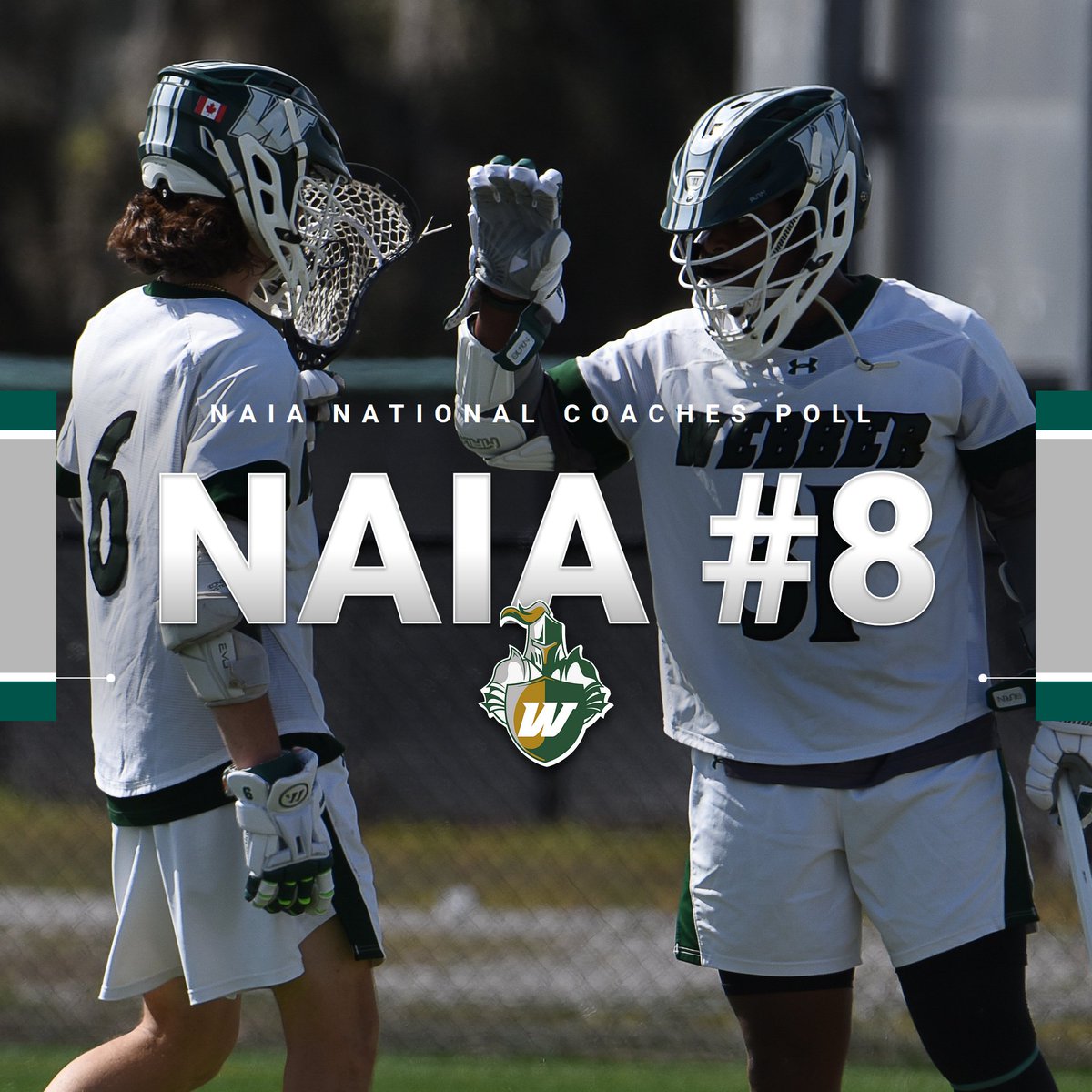 LaxWebber's tweet photo. Webber checks in at #8 in the latest NAIA National Coach's Poll https://t.co/FMfDPHLYfe https://t.co/C2Q3ruTVaN