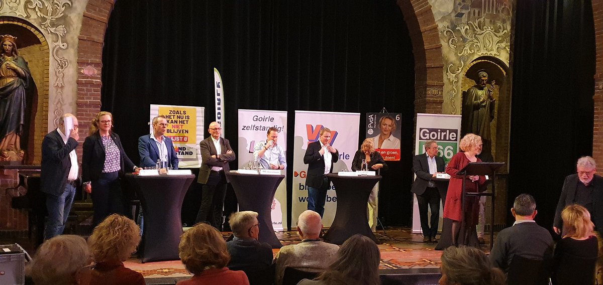 Lijsttrekkersdebat #DEBAT #Goirle #riel