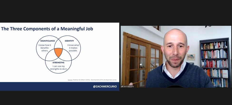 Dr. Vidhi Thakkar, MSc PhD PMP (@vidhithakkar) on Twitter photo 3 key things for meaningful work:
1.Significance
2.Identity
3.Strengths
It is critical that managers, directors, EDs, & all leaders explain the reason behind why the work is meaningful overall, says <a href="/ZachMercurio/">Zach Mercurio</a> This is called perception crafting for meaningful jobs. 3 key things for meaningful work:
1.Significance
2.Identity
3.Strengths
It is critical that managers, directors, EDs, & all leaders explain the reason behind why the work is meaningful overall, says <a href="/ZachMercurio/">Zach Mercurio</a> This is called perception crafting for meaningful jobs.