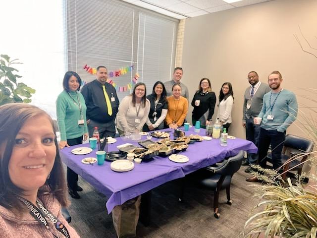 jennifer_ongoco's tweet photo. The #CommSquad welcomes our new multimedia specialist, Todd Blair @CfisdTodd! We also wish him a Happy Birthday today.🥳🎊#CFISDspirit https://t.co/qxxSNr8Uke