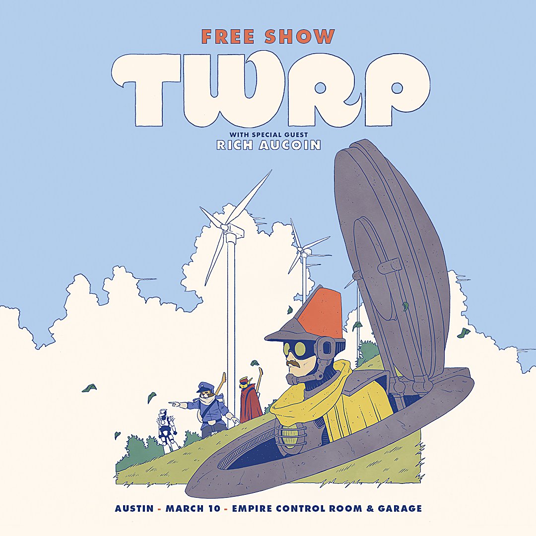 TWRPband's tweet photo. AUSTIN, TX - TOMORROW!

This show is FREE! You can RSVP to guarantee entry, and it looks like a lot of you have already... so maybe get on that if you want to come!

>>> https://t.co/jgnq2jmQKN <<<

@EmpireATX 
@richaucoin 
@RealGoodTouring https://t.co/S1dmoLedkI
