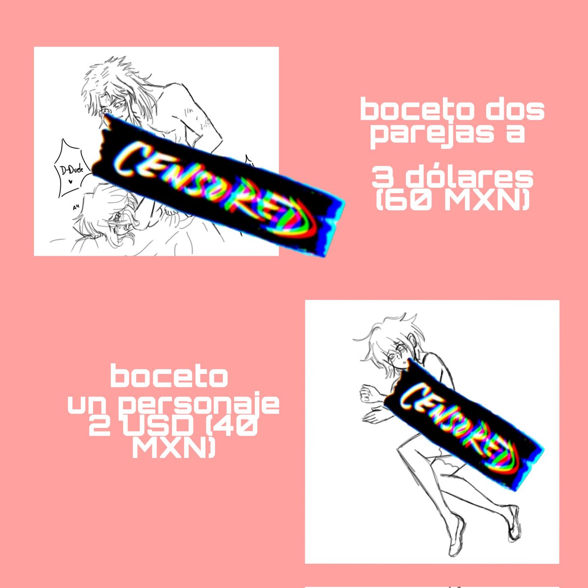 yaticornio's tweet photo. ✨‼Comisión open NSFW.‼️

Abro comisiones cochinas y baratas por si alguien gusta, la verdad necesito dinero para algo un poco urgente, así que les agradecería mucho si lo comparten. 

Por favor apoyame 🤧 https://t.co/ycA4JE5wV2