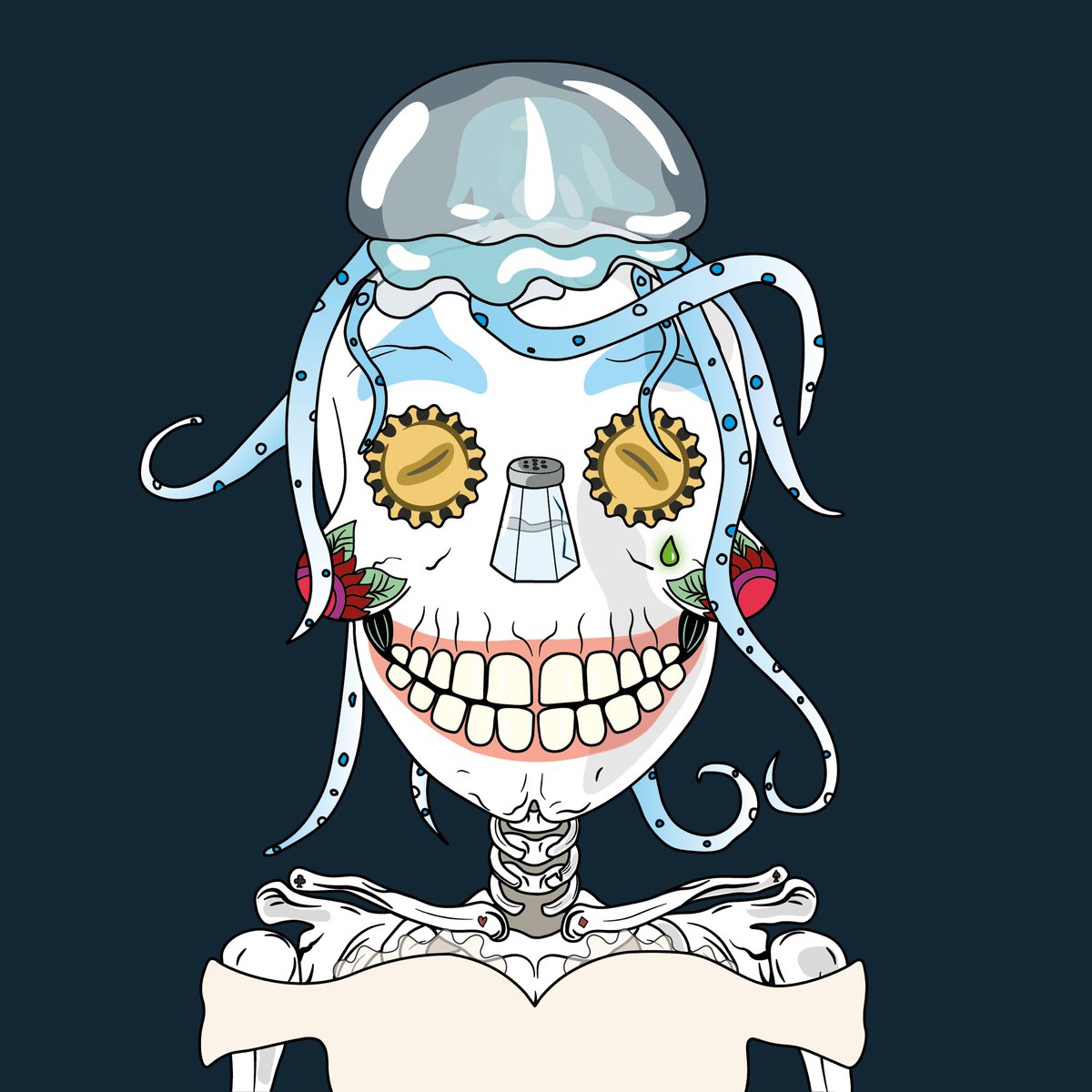 Can you find this Bob’s <a href="/TastyBonesNFT/">Tasty Bones ☠️</a> husband? 👰‍♂️
She is salty but likes them sweet 🍭 
Apply here 👇🏼
