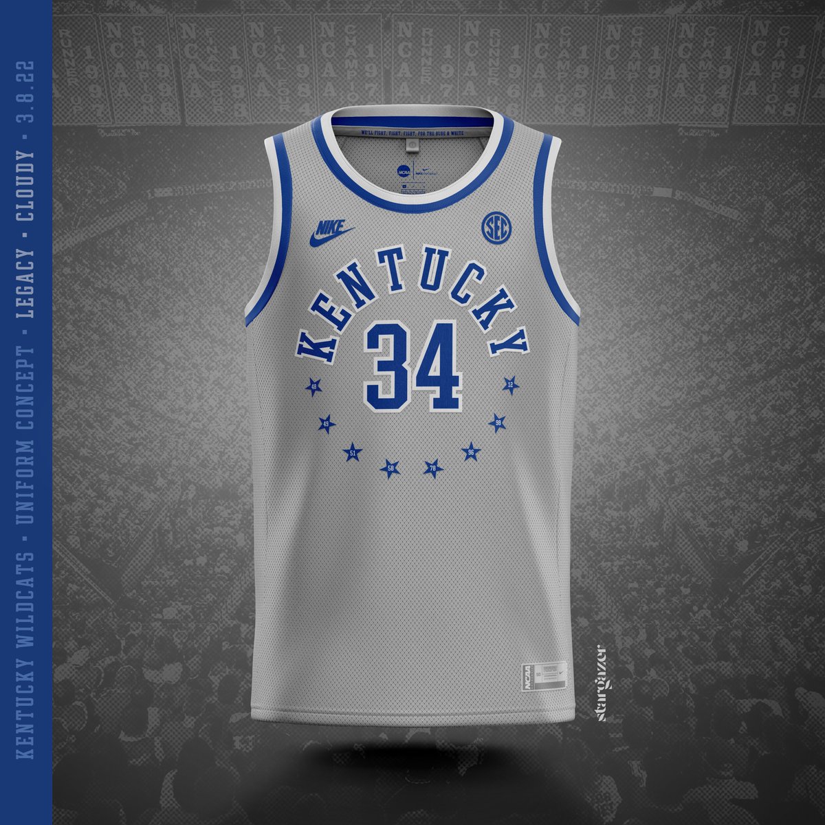 kentucky grey basketball uniforms