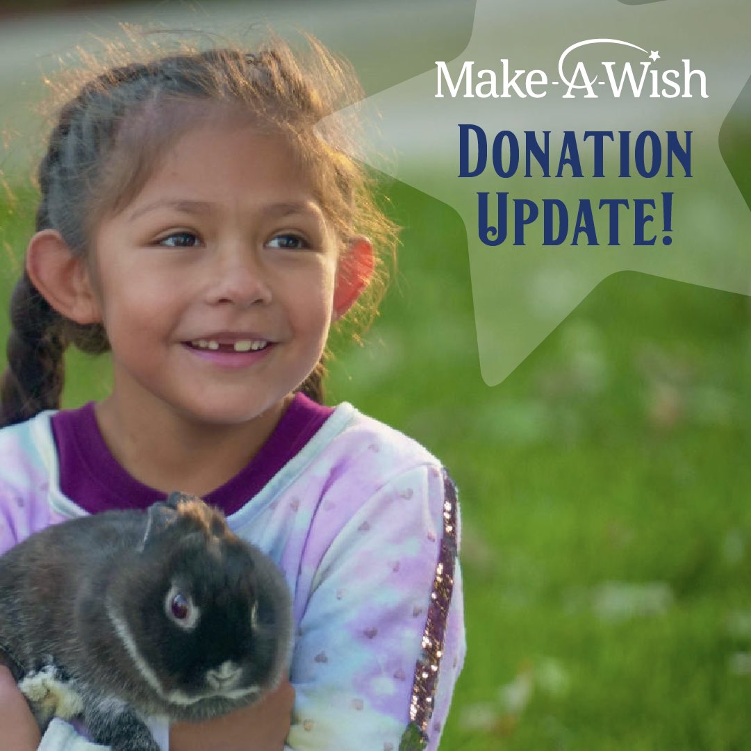 SunshineFlyer's tweet photo. We are well on our way to donating over $300k to @makeawishCNFL! Read all about it ➡️ https://t.co/LEZEBeBe4g https://t.co/glwZflwACZ