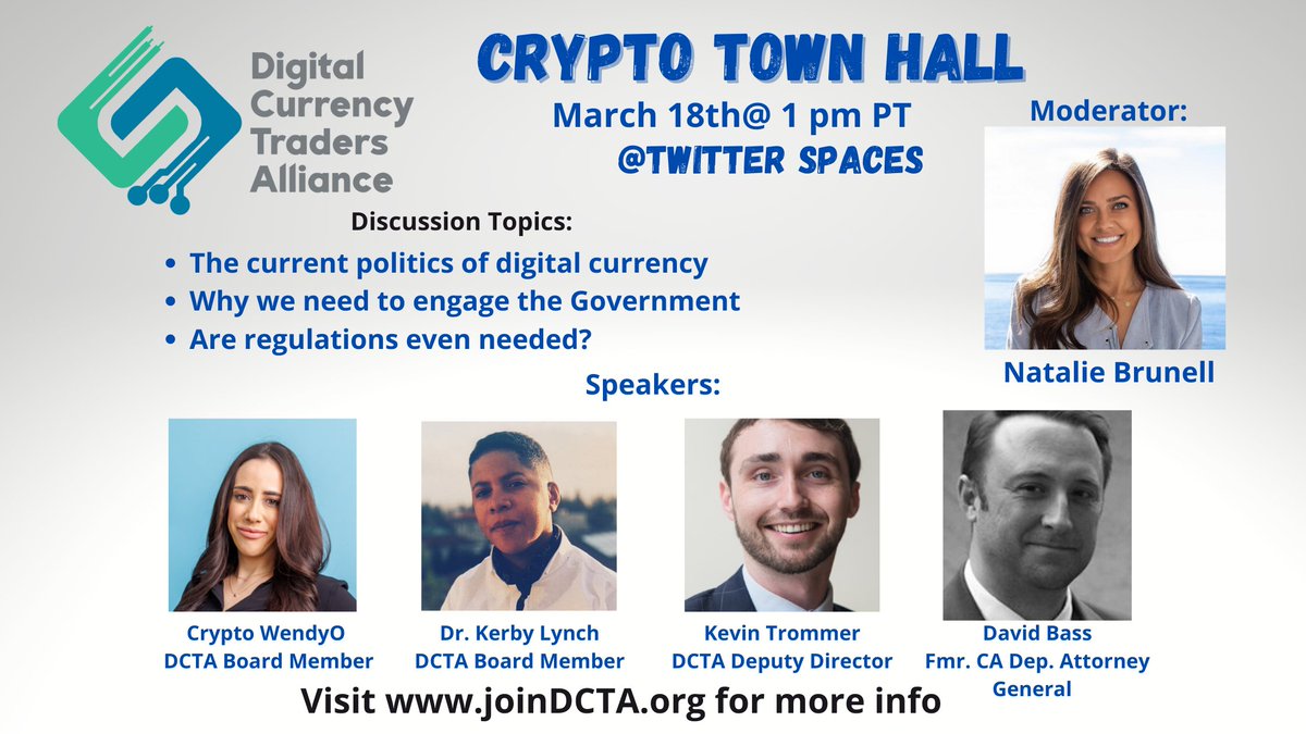 DCTAorg's tweet photo. Don't miss this important event next week!!! https://t.co/9c3ZJRgFvk