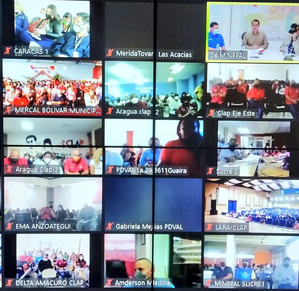 LealTelleria's tweet photo. Instalamos el 2° Congreso Bicentenario de los Pueblos Capitulo Clap. Junto al ministro @jaarreaza y el diputado @nicmaduroguerra, iniciamos el debate nacional con las estructuras estadales, municipales, parroquiales y comunales de los Clap. #2doCongresoClap https://t.co/UjUO18j7f5