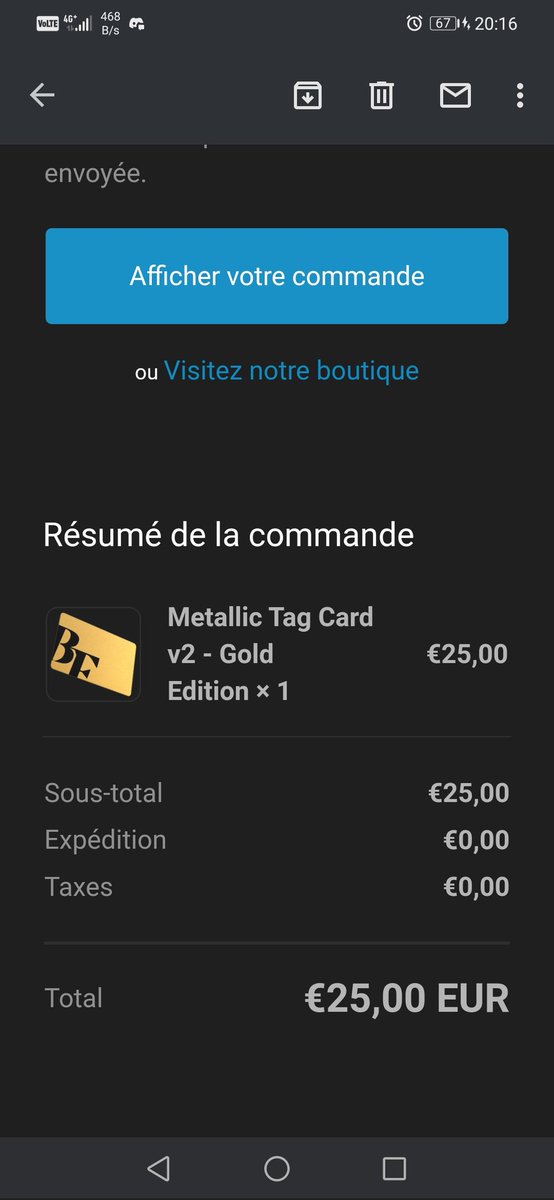 Je vais bientôt reprendre du service alors on s'équipe avec la magnifique Tag Card V2 Gold du CookGroup préféré de ton CookGroup préféré <a href="/BabaFinder/">BabaGroup</a> ❤️
-
#babafinder