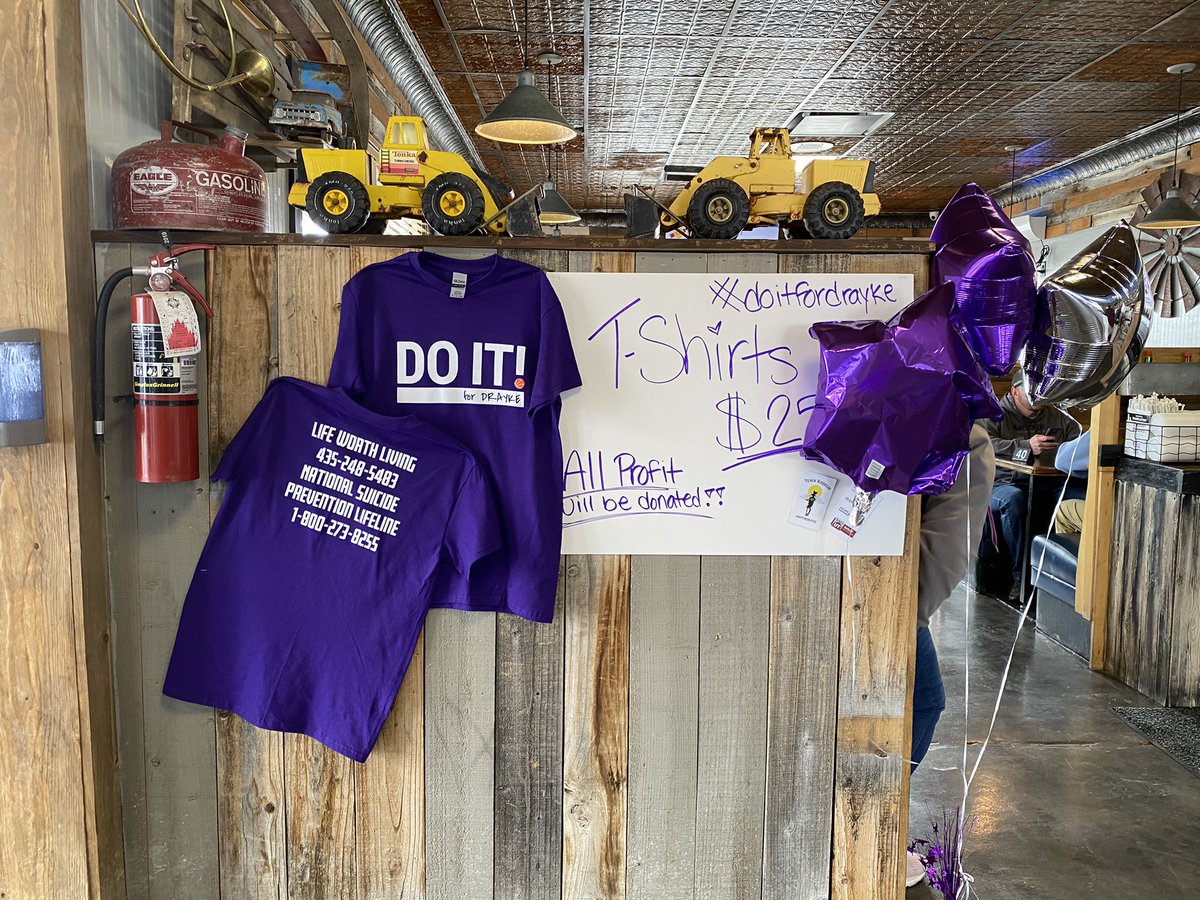 JennaBreeTV's tweet photo. Chubby’s Cafe in Tooele is raising money for #doitfordrayke today from 11am to 9pm 💜 @fox13 https://t.co/u99L39KzRb