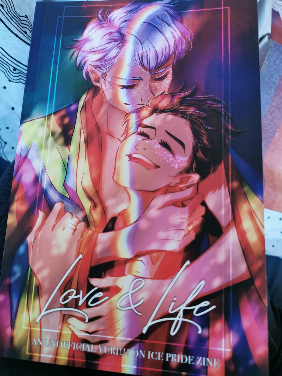 KuraiWrites's tweet photo. I just unpacked my contributors Whitton from @YOIPrideZine and I'm shook? Flabbergasted? IN LOVE?!?!!

Thank you all so much for the great time! I'll cherish this zine for a long time! Its message is now more important than ever! #loveislove ❤️🧡💛💚💙💜 https://t.co/5JrRusUGvK