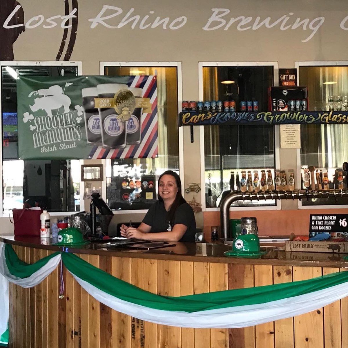 getlostcatering's tweet photo. Just practicing for our #StPatricksDay party on Saturday! We're celebrating the release of McMunn's Irish Red with kegs &amp; eggs at 7am, Irish food features, live music, and traditional dance  performances. #lostrhinobrewery https://t.co/e9GmF2pAI4